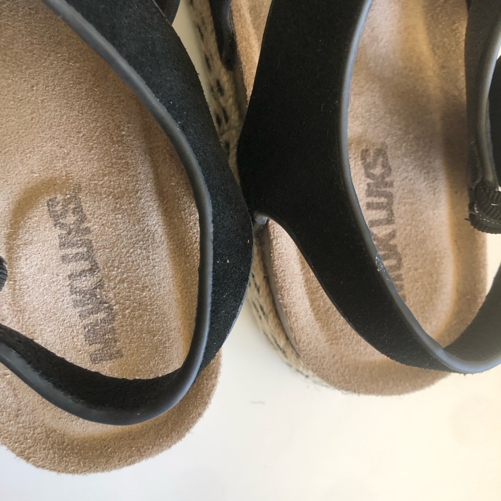 Muk Luks Beach Bingo Platform Espadrille Sandals - Picture 9 of 13